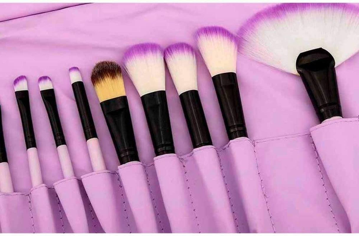 Make up Brush Makeup Brush Set 32 Piece Quality Makeup Brushes Cosmetics Kit Full Face Make up Set Foundation Concealers Powder Blush Blending Eye Shadows Brush Sets with Travel Carrying Bag,Pink